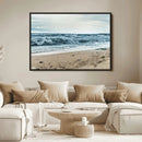 Ocean Wall Art Canvas Print – Framed Moody Seascape Coastal by MyGreatCanvas | Canvas Wall Art Prints | Photo Prints & Wall Decor