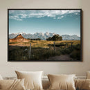 Rustic Farmhouse Wall Art Canvas Print – Framed Mountain by MyGreatCanvas | Canvas Wall Art Prints | Photo Prints & Wall Decor