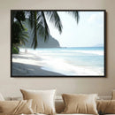 Tropical Beach Wall Art Canvas Print – Framed Serene Ocean by MyGreatCanvas | Canvas Wall Art Prints | Photo Prints & Wall Decor