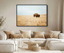 Buffalo Wall Art Canvas Print – Framed Western Wildlife
