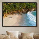 Tropical Beach Wall Art Canvas Print, Framed Ocean Waves and by MyGreatCanvas | Canvas Wall Art Prints | Photo Prints & Wall Decor