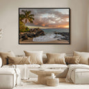 Tropical Beach Wall Art Canvas Print, Vibrant Hawaiian by MyGreatCanvas | Canvas Wall Art Prints | Photo Prints & Wall Decor