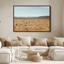 Desert Plains Wall Art Canvas Print, Golden Light Over Dry by MyGreatCanvas | Canvas Wall Art Prints | Photo Prints & Wall Decor