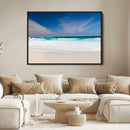Ocean Breeze Wall Art Canvas Print, Aqua Waves and Coastal by MyGreatCanvas | Canvas Wall Art Prints | Photo Prints & Wall Decor