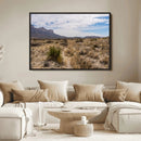 Texas Desert Landscape Wall Art Canvas Print – Rugged by MyGreatCanvas | Canvas Wall Art Prints | Photo Prints & Wall Decor