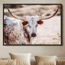 Majestic Texas Longhorn Bull Wall Art Canvas Print – Rustic by MyGreatCanvas | Canvas Wall Art Prints | Photo Prints & Wall Decor