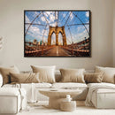 Brooklyn Bridge Manhattan Wall Art Canvas Print by MyGreatCanvas | Canvas Wall Art Prints | Photo Prints & Wall Decor