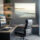 Coastal Cliffs Wall Art Canvas Print – Misty Ocean Seascape