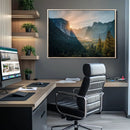 Yosemite Valley Wall Art Canvas Print – Framed Mountain