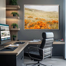 Golden Wildflowers Wall Art Canvas Print – Framed Hills by MyGreatCanvas | Canvas Wall Art Prints | Photo Prints & Wall Decor
