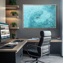Fish Swarm Wall Art Canvas Print – Framed Marine Life Art by MyGreatCanvas | Canvas Wall Art Prints | Photo Prints & Wall Decor