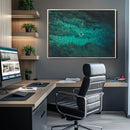 Ocean Surf Wall Art Canvas Print – Framed Vibrant Blue by MyGreatCanvas | Canvas Wall Art Prints | Photo Prints & Wall Decor