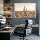 Desert Cactus Wall Art Canvas Print – Framed Desert Art by MyGreatCanvas | Canvas Wall Art Prints | Photo Prints & Wall Decor