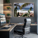 Tropical Shoreline Wall Art Canvas Print – Framed Surfer by MyGreatCanvas | Canvas Wall Art Prints | Photo Prints & Wall Decor