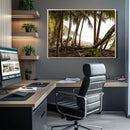 Tropical Jungle Wall Art Canvas Print – Framed Palm Tree by MyGreatCanvas | Canvas Wall Art Prints | Photo Prints & Wall Decor