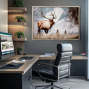 Elk Photography Wall Art Canvas Print – Framed Mountain by MyGreatCanvas | Canvas Wall Art Prints | Photo Prints & Wall Decor