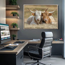 Cow Wall Art Canvas Print – Framed Rustic Animal Decor with by MyGreatCanvas | Canvas Wall Art Prints | Photo Prints & Wall Decor