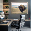 Bison Wall Art Canvas Print – Framed Buffalo Canvas Picture by MyGreatCanvas | Canvas Wall Art Prints | Photo Prints & Wall Decor