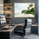 Relaxing Beach Wall Art Canvas Print – Framed Ocean View Art by MyGreatCanvas | Canvas Wall Art Prints | Photo Prints & Wall Decor