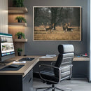 Deer Wall Art Canvas Print – Framed Rustic Wildlife Art by MyGreatCanvas | Canvas Wall Art Prints | Photo Prints & Wall Decor