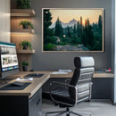 Mountain Landscape Wall Art Canvas Print – Framed Forest by MyGreatCanvas | Canvas Wall Art Prints | Photo Prints & Wall Decor