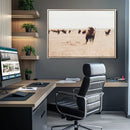Bison Herd Wall Art Canvas Print, Framed Western Landscape by MyGreatCanvas | Canvas Wall Art Prints | Photo Prints & Wall Decor