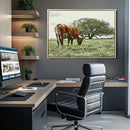Texas Longhorn Wall Art Canvas Print – Rustic Western Ranch by MyGreatCanvas | Canvas Wall Art Prints | Photo Prints & Wall Decor