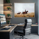 Western Cowboys Wall Art Canvas Print – Rustic Prairie