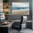 Ocean Wall Art Canvas Print – Moody Coastal Seascape Scene