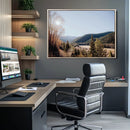 Rustic Landscape Wall Art Canvas Print – Serene Valley Scene