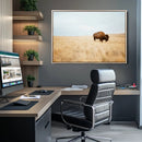 Buffalo Wall Art Canvas Print – Framed Western Wildlife