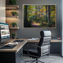 Autumn Forest Wall Art Canvas Print – Framed Fall Woodland by MyGreatCanvas | Canvas Wall Art Prints | Photo Prints & Wall Decor