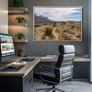 Texas Desert Landscape Wall Art Canvas Print – Rugged by MyGreatCanvas | Canvas Wall Art Prints | Photo Prints & Wall Decor