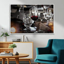 Red Wine and Glass Canvas Print by MyGreatCanvas | Canvas Wall Art Prints | Photo Prints & Wall Decor