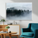 Autumn and Misty Trees in the Forest Wall Art Canvas Print, by MyGreatCanvas | Canvas Wall Art Prints | Photo Prints & Wall Decor