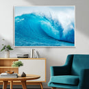 Big Ocean Surfing Wave Wall Art Canvas Print