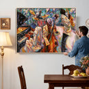 African American Jazz Art Music Abstract Wall Art Painting by MyGreatCanvas | Canvas Wall Art Prints | Photo Prints & Wall Decor