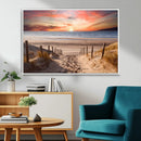 Sunset on the Sea Wall Art Canvas Print by MyGreatCanvas | Canvas Wall Art Prints | Photo Prints & Wall Decor