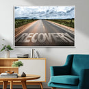 Recovery Road Wall Art Canvas Print