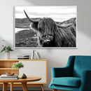 Longhorn Steer Canvas Print Wall Art, Highland Cow Canvas by MyGreatCanvas | Canvas Wall Art Prints | Photo Prints & Wall Decor