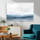 Blue Ocean Abstract Artwork Wall Art Canvas Print