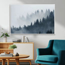 Foggy Pine Forest Wall Art Canvas Print by MyGreatCanvas | Canvas Wall Art Prints | Photo Prints & Wall Decor