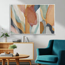 Boho Wall Art Canvas Print Set, Watercolor Boho Wall Art