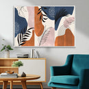 Boho Wall Art Canvas Print Set Mid-Century Prints Bohemian