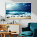 Majestic Ocean Wave Wall Art Canvas | 3 Panel Large Seascape