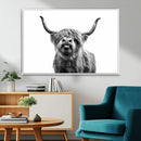 Fanny Scottish Highland Cow Cattle Art Print Farmhouse Wall by MyGreatCanvas | Canvas Wall Art Prints | Photo Prints & Wall Decor