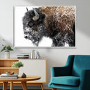 American Bison Wall Art Print – Majestic Buffalo Canvas