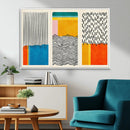 Canvas Print Wall Art Abstract Illustrs Art Boho, Framed