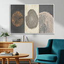 Boho Tree Ring Wall Art, Modern Minimalist Wood Grain