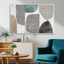 Canvas Print Wall Art Abstract Art Boho, Framed Boho Decor
